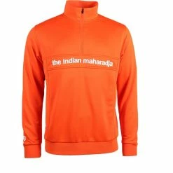 Promo 🥰 Indian Maharadja Poly Terry Half Zip Heren 😍